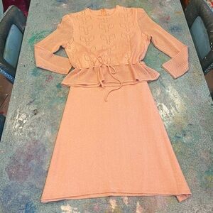 Vintage Blush Knit Set